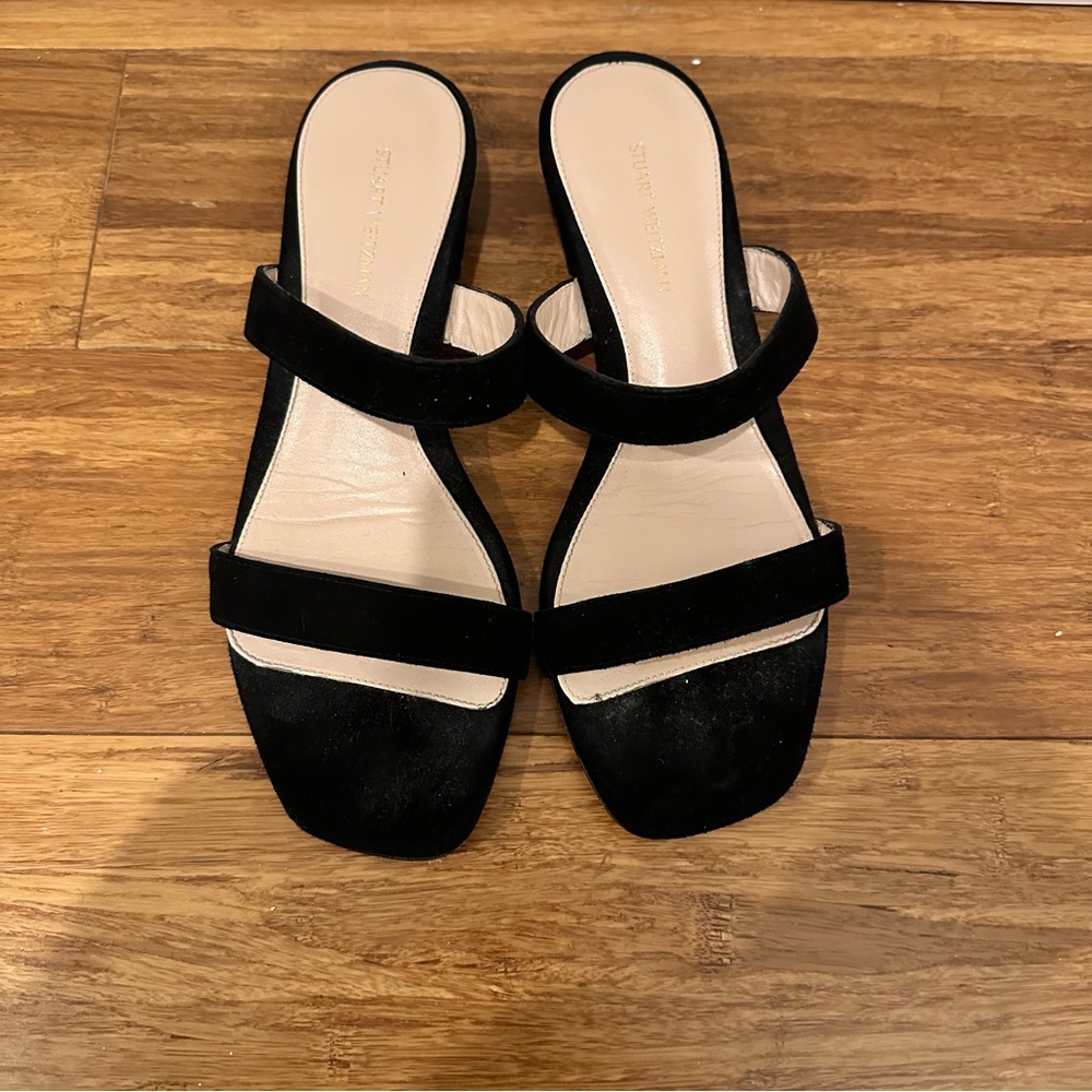 Stuart Weitzman Black Women's Sandals